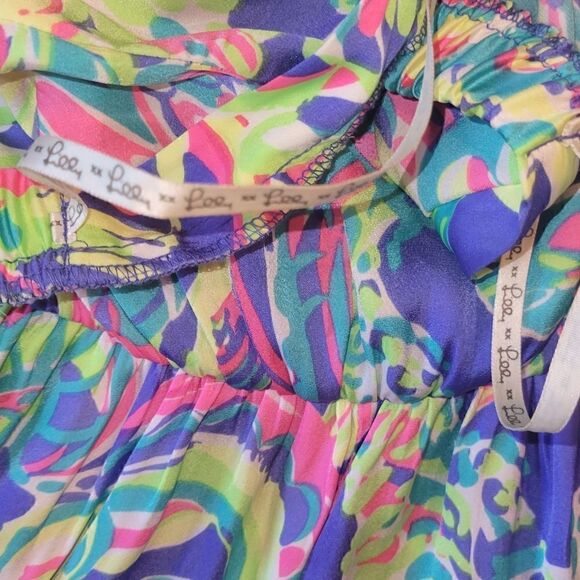 Lilly Pulitzer Strapless Ritz Romper Toucan Play Jumpsuit XS - Picture 12 of 14